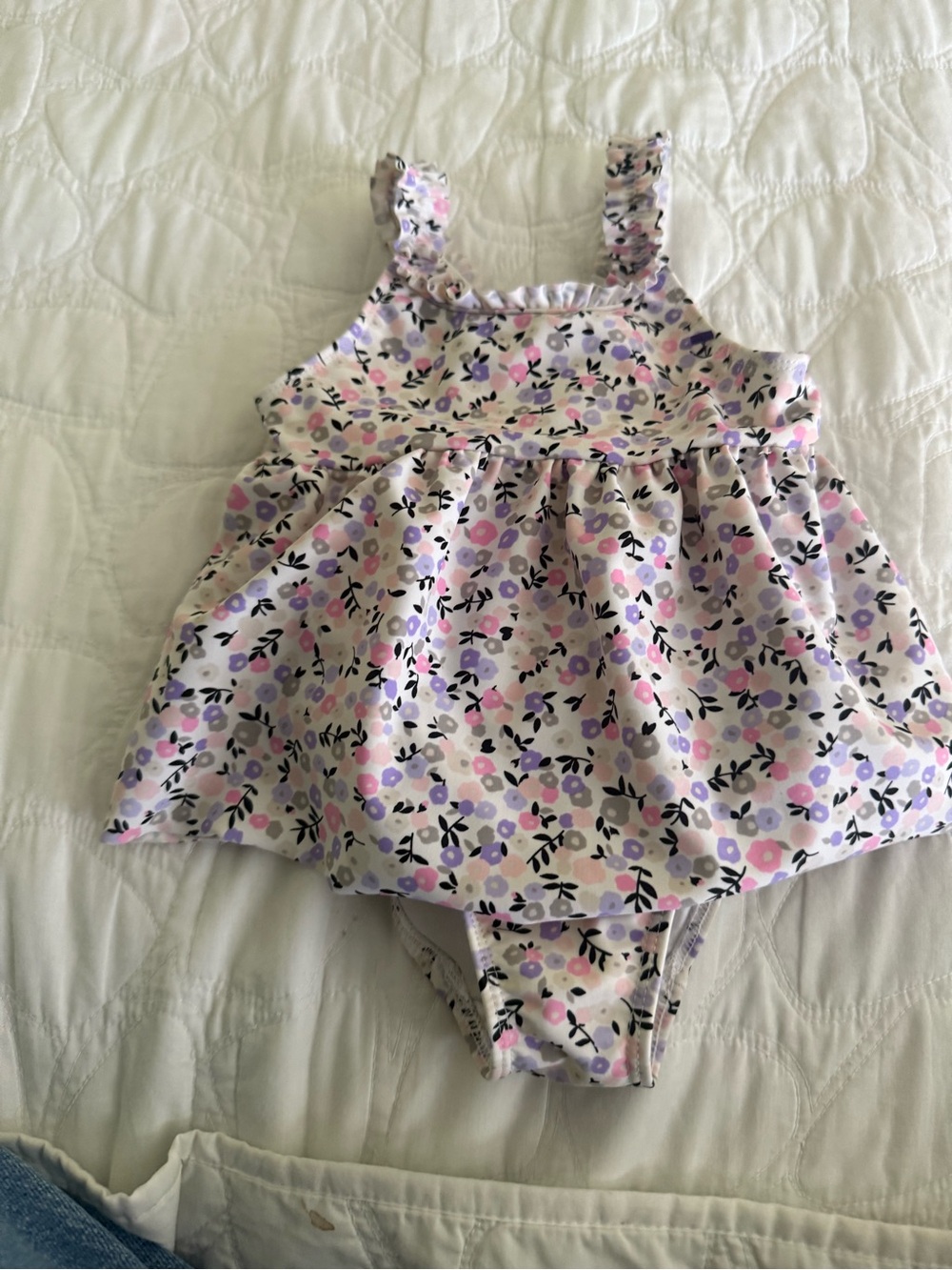 kate spade White Swin with Gold Logo Print